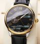 Replica Omega Watch Yellow Gold Dial Yellow Gold Bezel Black Leather Strap 42mm (3)_th.jpg